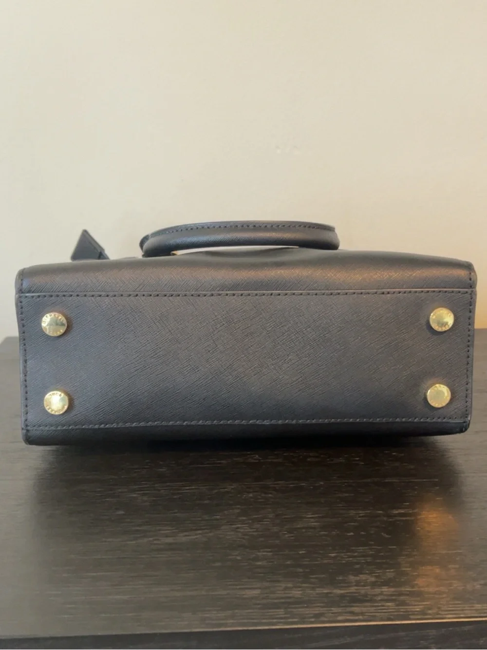 Michael Kors Black Saffiano Leather Satchel